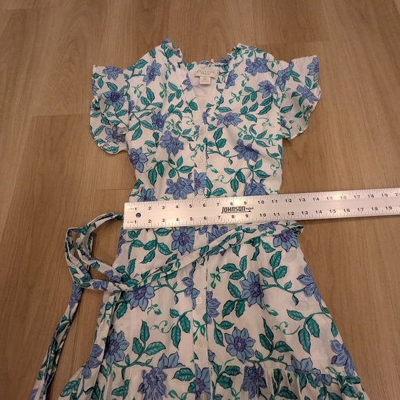 Calypso St Barth Floral Button Up Mini Dress Size 12 - Picture 4 of 8